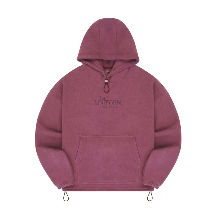 Худи UNIFORM Fleece Locals, свет.фиолетовый