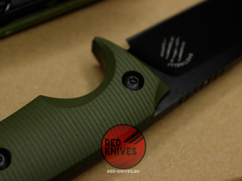 Нож Bastinelli PY - зеленая рукоять
