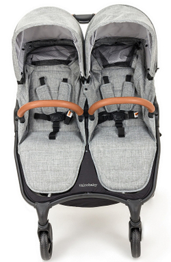 Детская коляска для двойни Valco baby Snap Duo Trend 2 в 1 Серый (Grey Marle)