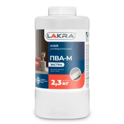 ЛАКРА клей ПВА-М, экстра, универсальный, 2,3 кг