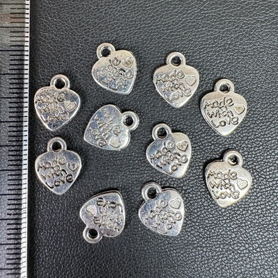 Полвески сердце handmade 12мм