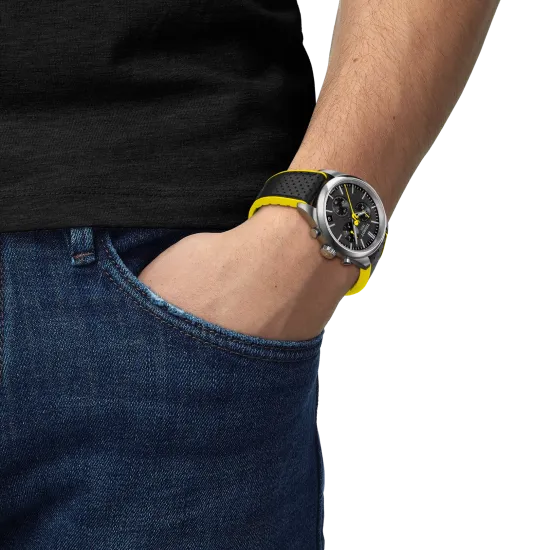 Tissot T150.417.11.051.00 мужские часы PR100 TOUR DE FRANCE на руке