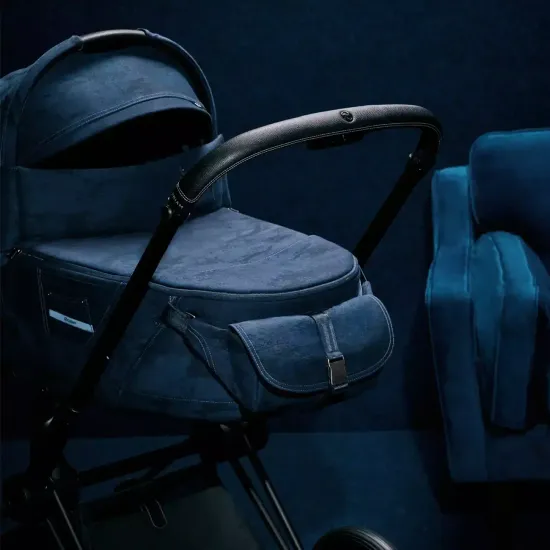 Коляска 2 в 1 Cybex Priam 4 Rebellious Luxury Denim Blue