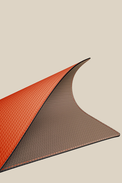 Салфетка для сервировки прямоугольная Оранжевый/Коричневый