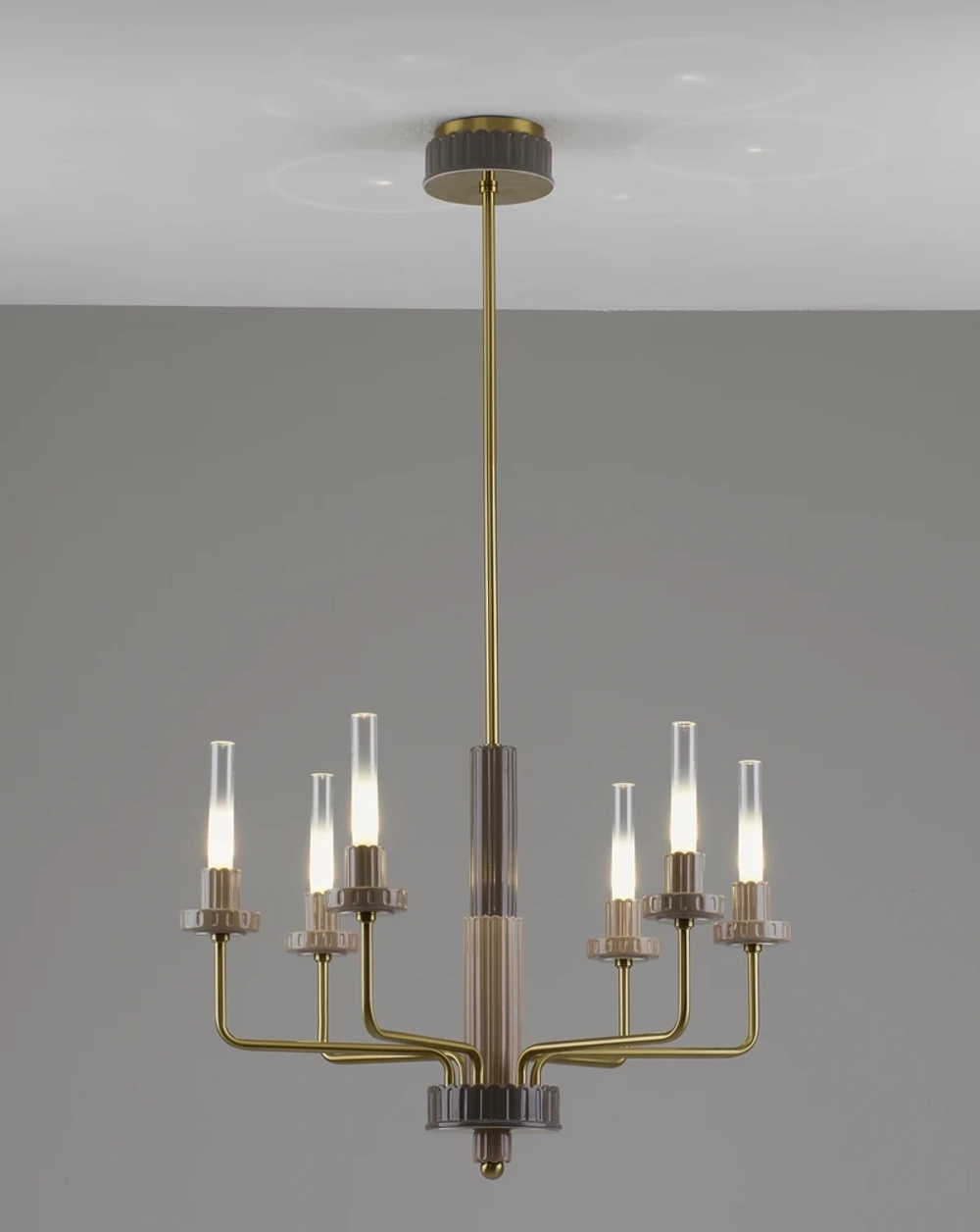 Люстра на штанге Moderli ATELIERI V11691-PL