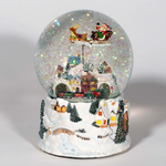 Новогодний шар со снегом "Сочельник"