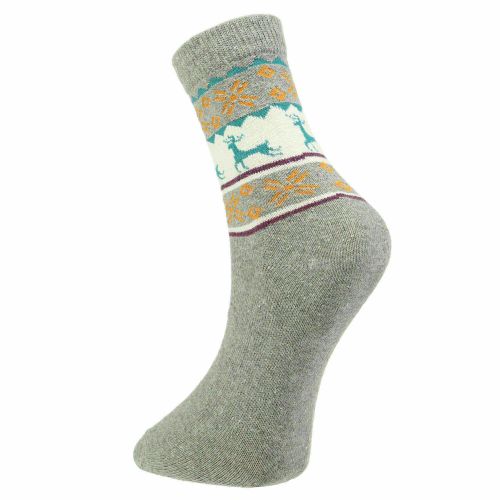 Мужские носки серые ROMEO ROSSI с шерстью 8044-3