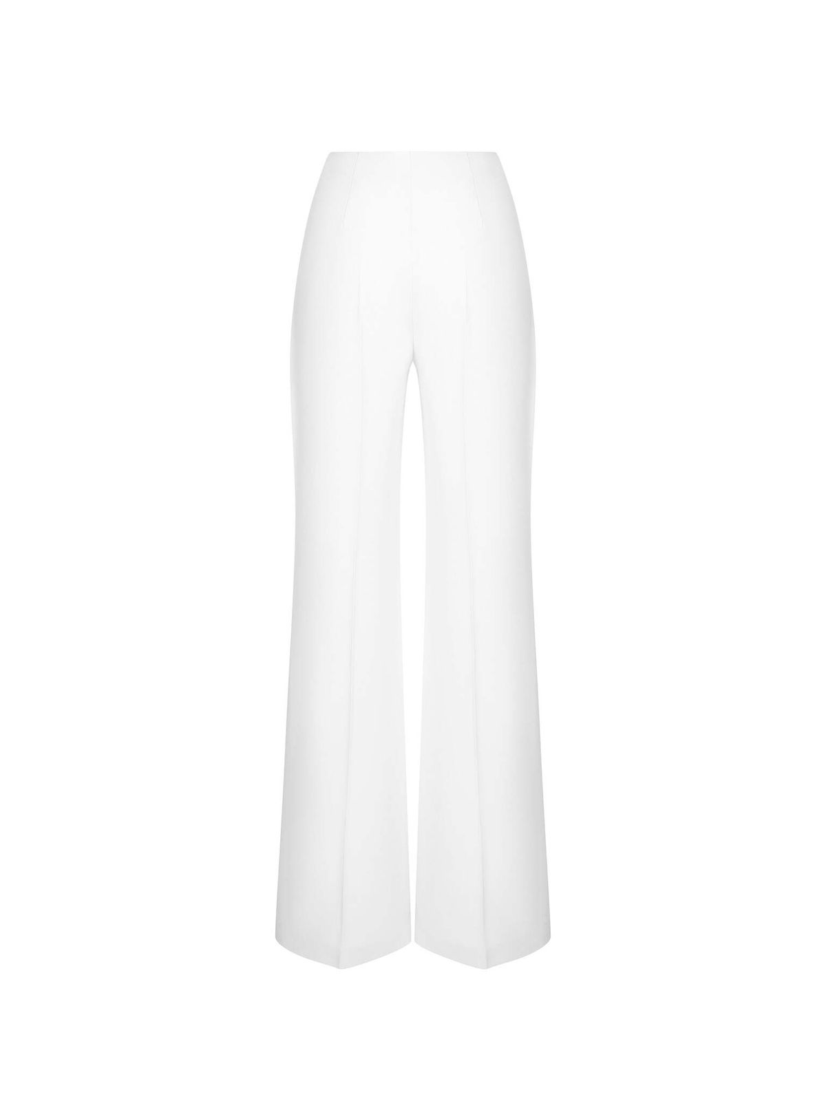 Брюки расклешенные из крепа