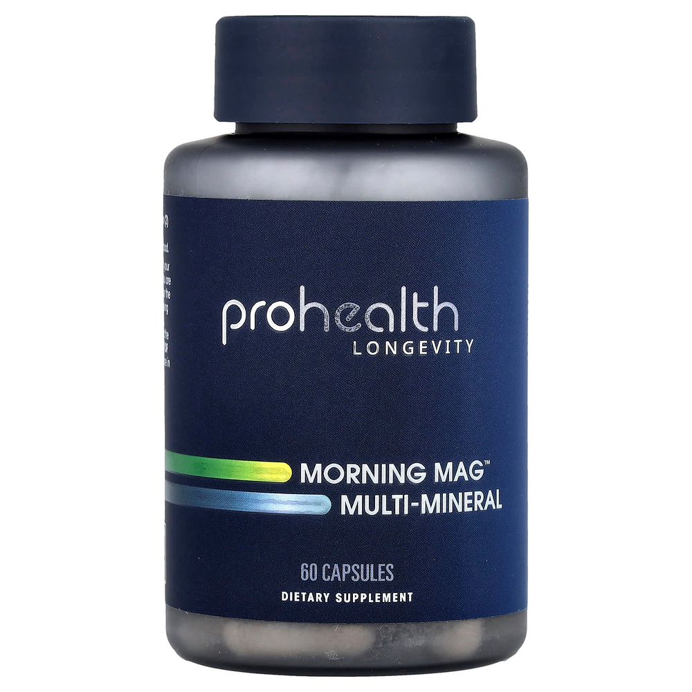 ProHealth Longevity, Morning Mag™, мультиминералы, 60 капсул