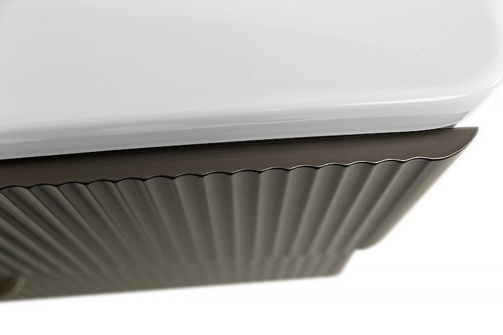 Тумба с раковиной BelBagno 80 DUE-800-2C-SO-GM-P+BB-8076-3-80 оружейная сталь
