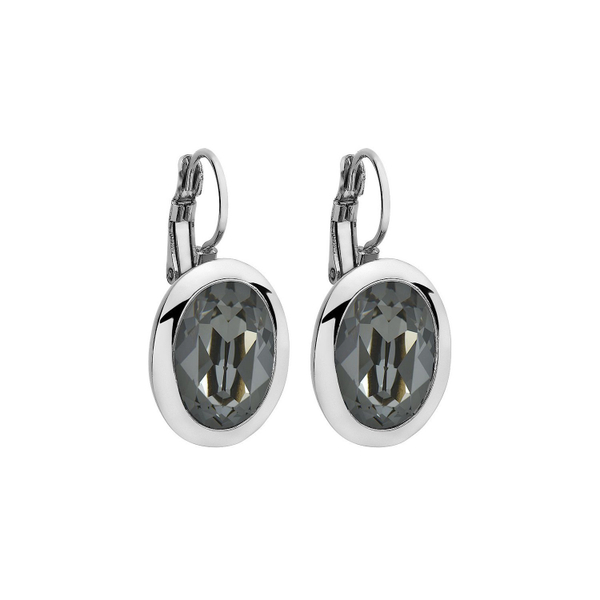 Серьги Qudo Tivola Silver Night 303126 BW/S