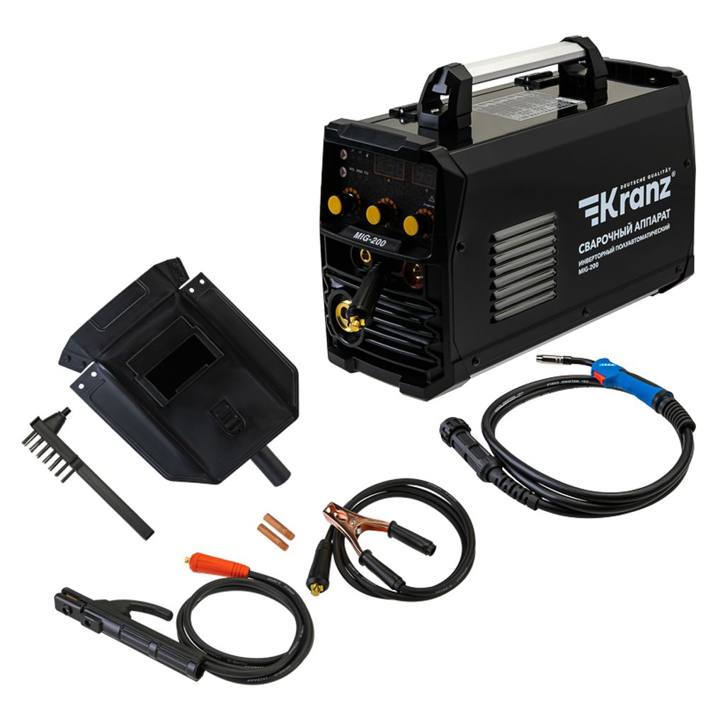 Сварочный аппарат инверторный полуавтоматический MIG-200 KRANZ