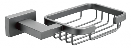 5004-G Мыльница нас., нерж сталь (ГРАФИТ) ViEiR  (40/1шт)