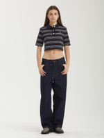 Женская Рубашка-поло Striped