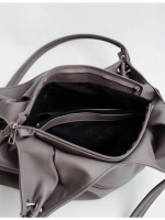 Сумка большая через плечо натуральная замша