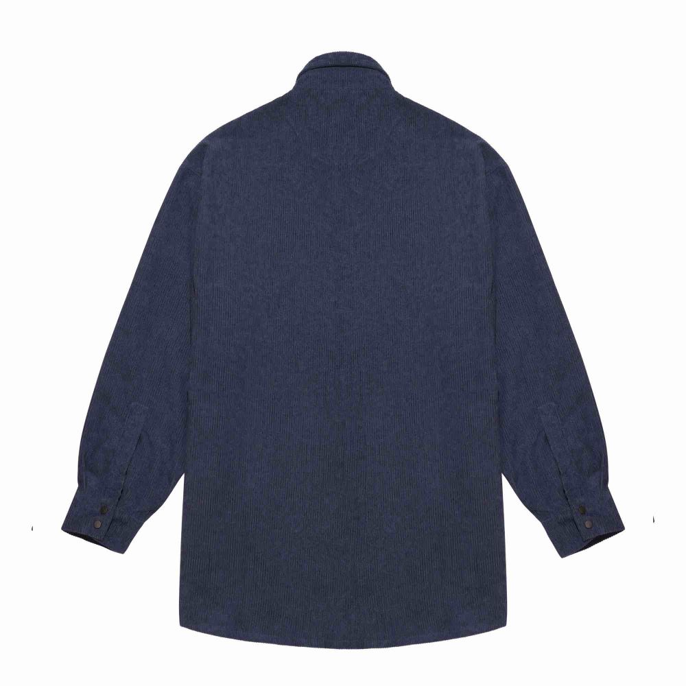 Рубашка Смерч Вельветовая #3 Синяя