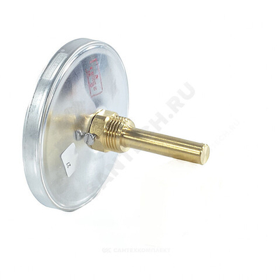 Термометр биметаллический осевой Дк100 120С L=40мм G1/2" ТБ100 Метер