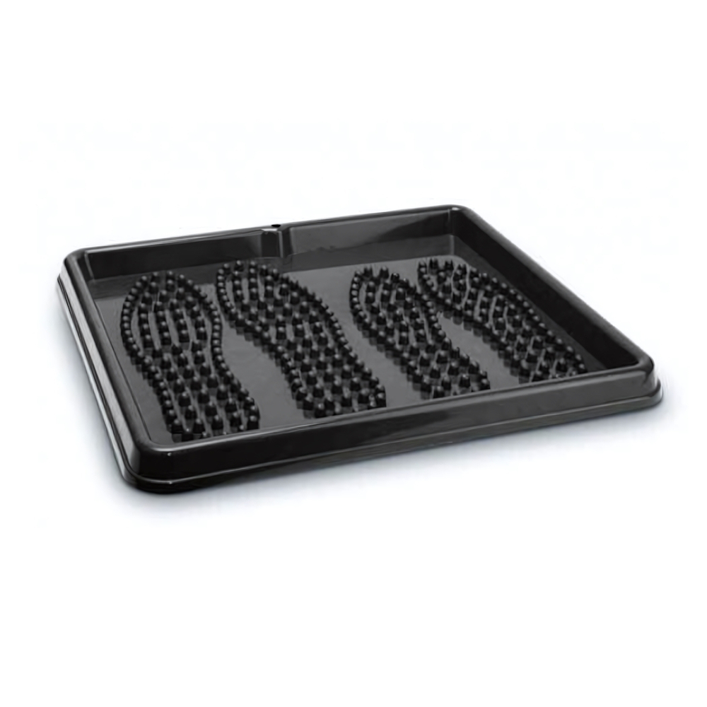 Лоток для обуви черный 43*39 5 0301
