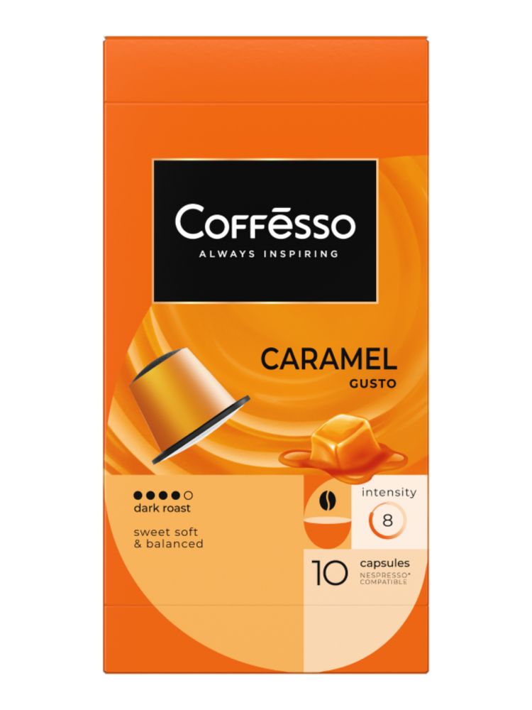 Кофе в капсулах Nespresso Coffesso 4 вкуса 40 шт x 2 уп
