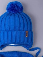 Шапка для мальчика со снудом осенняя