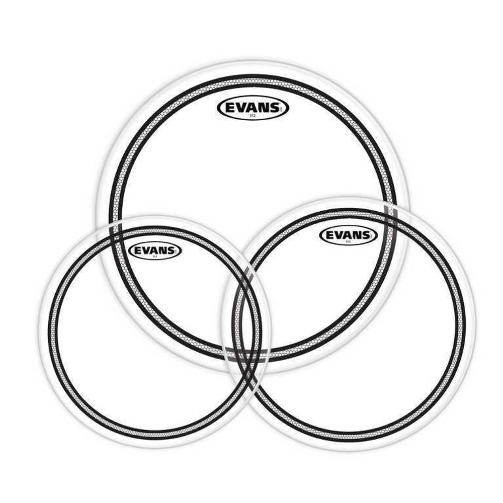 ETP-EC2SCLR-S EC2 Clear Standard Набор пластика для том барабана 12"/13"/16", Evans