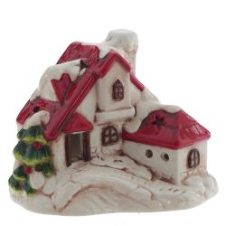 GAEM Фигурка декоративная "Домик" с подсветкой (LR44х2 н/п), L12,5 W8 H9,5 см