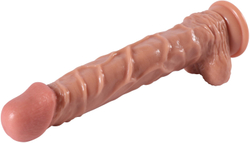 Реалистичный фаллоимитатор с функцией ротации и вибрации с дистанционным управлением