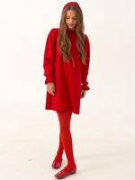 Платье для девочки с длинным рукавом AT1039 красный