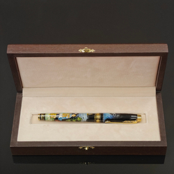 Ручка с ручной росписью Палех "Сказка о царе Салтане" в футляре