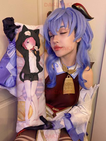 Мини дакимакура Рам и Рем из Re:Zero. Жизнь с нуля в альтернативном мире арт. M0162, 60х20 см