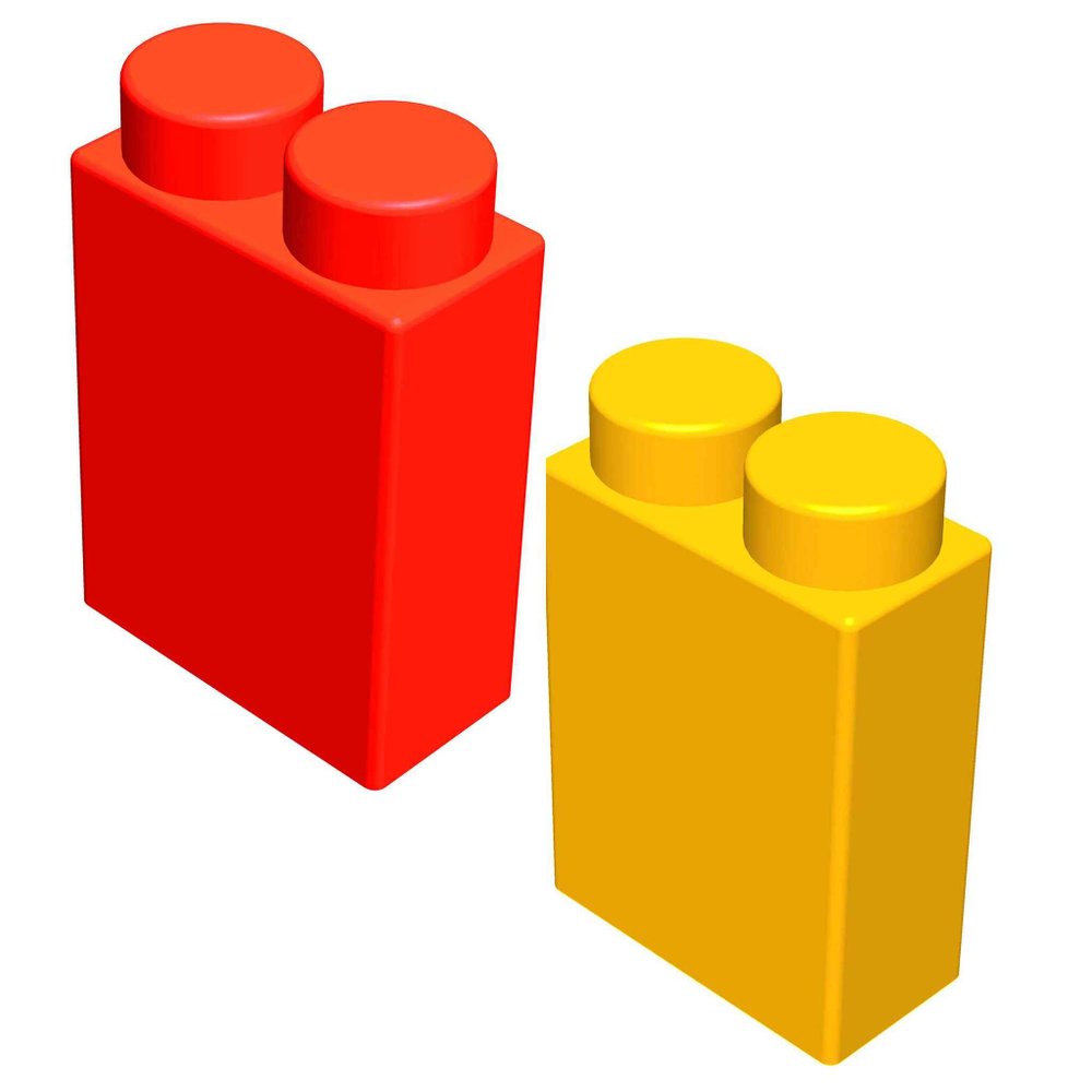 Элемент высокий 9x4,5x15 см для конструктора 7,5"