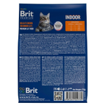 Сухой корм Brit Premium Cat Indoor для кошек домашнего содержания, курица, 800 г