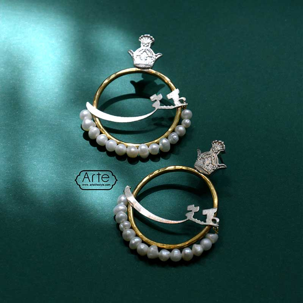 Серебряные серьги Arte Taj Asheghi 20220326 Иран