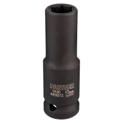 Головка ударная глубокая, 13мм (6гр) 1/2'' Partner PA-4458513