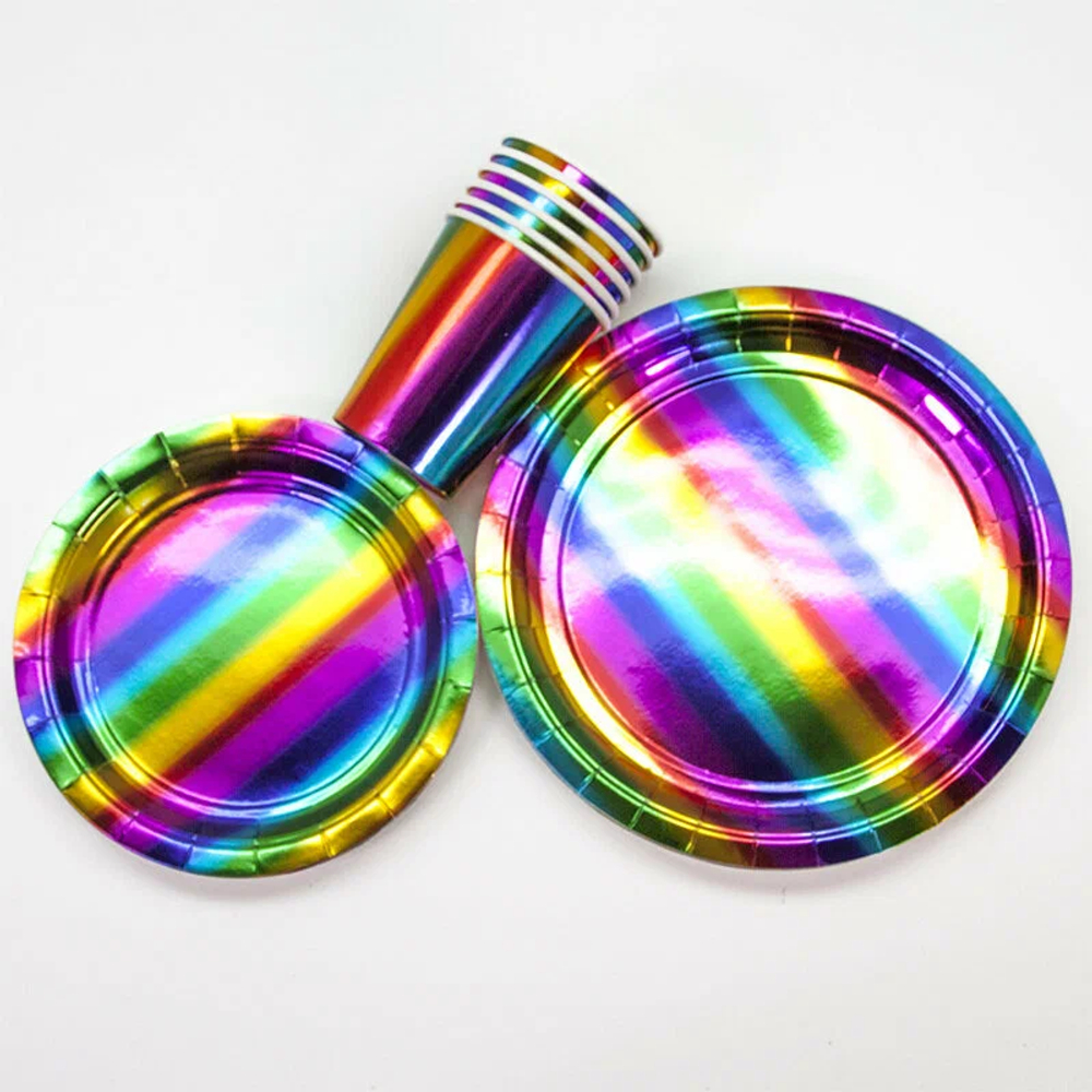 Стаканы «Радужный перелив», 250 мл, 6 шт