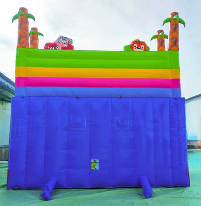 Коммерческий надувной батут «Звериная команда 2», 9х5х5 м