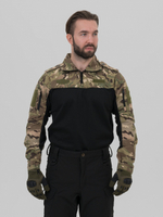 ФУТБОЛКА REMINGTON TACTICAL FROG LONG SLEEVE ZIPPER COLLAR CP