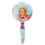 Расческа массажная детская «ФРАТТИ БУМ», русалочка Майя, форма круглая, 17,5*8см (блистер Ультрамарин)