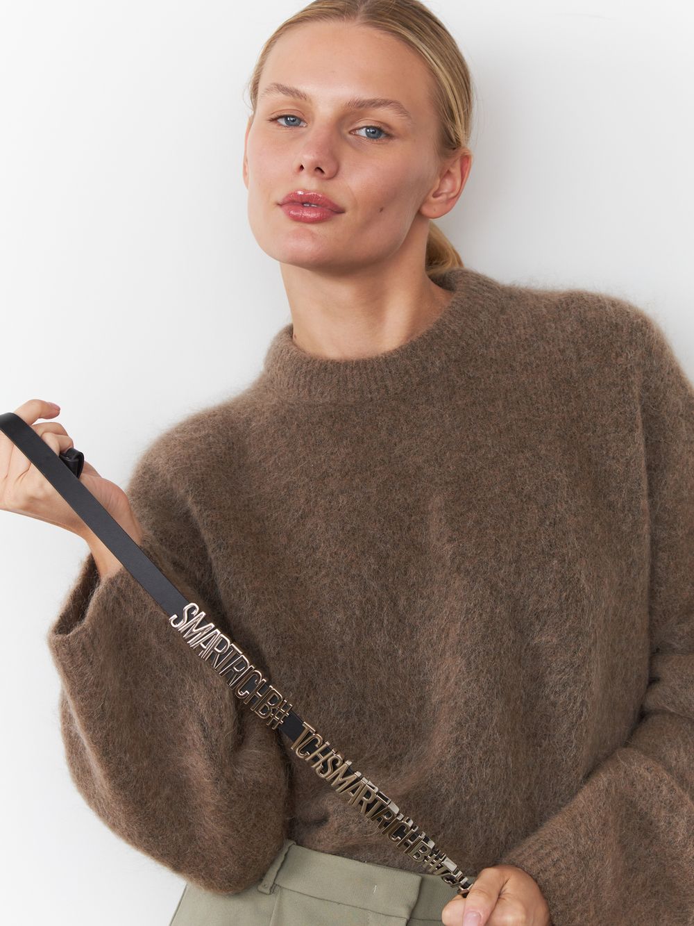 ТОНКИЙ РЕМЕНЬ НА КОБУРНЫХ КНОПКАХ SRB BLACK