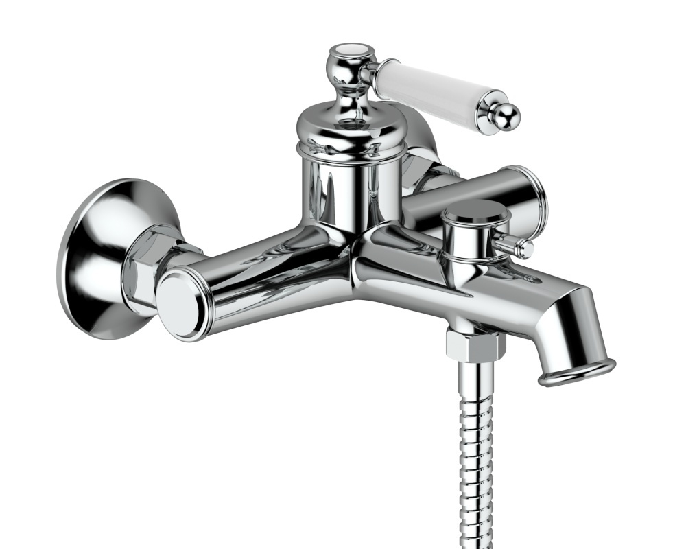 173531 Смеситель од. для ванны кор. (ХРОМ) ViEiR (8/1шт)