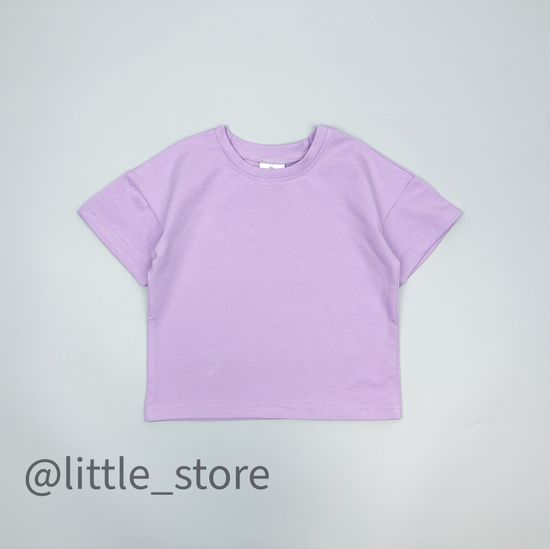 Футболка хлопковая "Bright" Лаванда