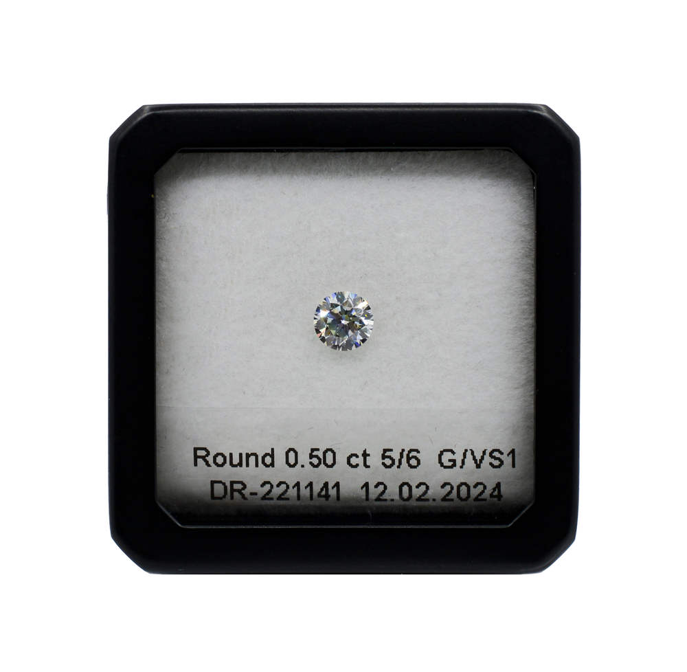 Бриллиант (кр-57, 5.0 мм, 0.50 ct, 5/6)