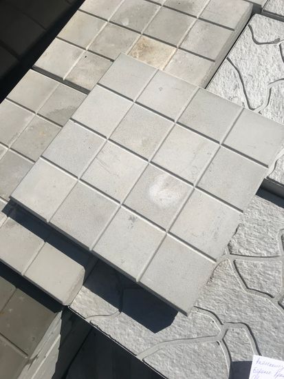 Плитка тротуарная 300х300х30 Две фактуры  (литье) шт.