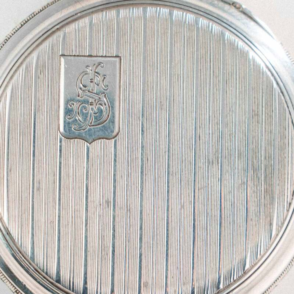 Серебряные карманные часы известного мирового бренда INTERNATIONAL WATCH COMPANY (IWC)