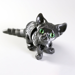 Подвижный котёнок Сфинкс, игрушка антистресс, серый