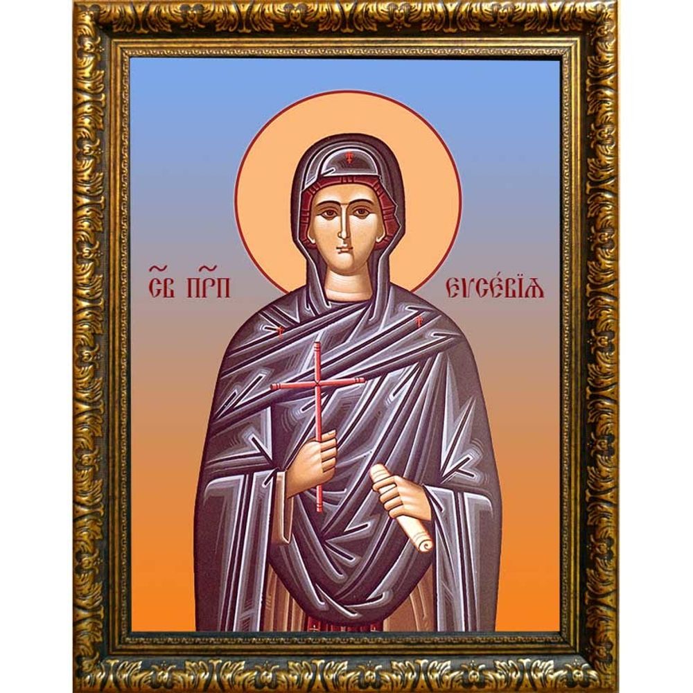 Евсевия Миласская преподобная. Икона на холсте.