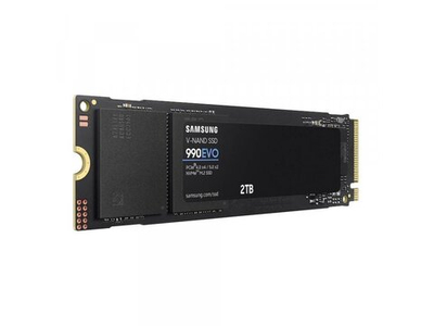 SSD накопитель Samsung 990 EVO 2ТБ, M.2 2280, PCIe 4.0 x4, NVMe [MZ-V9E2T0B/AM]