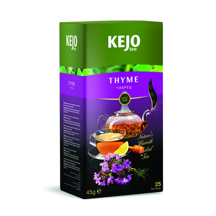 Чай черный Kejo Thyme с чабрецом 25 пакетиков