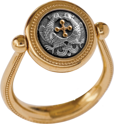 Перстень "Райские птицы"