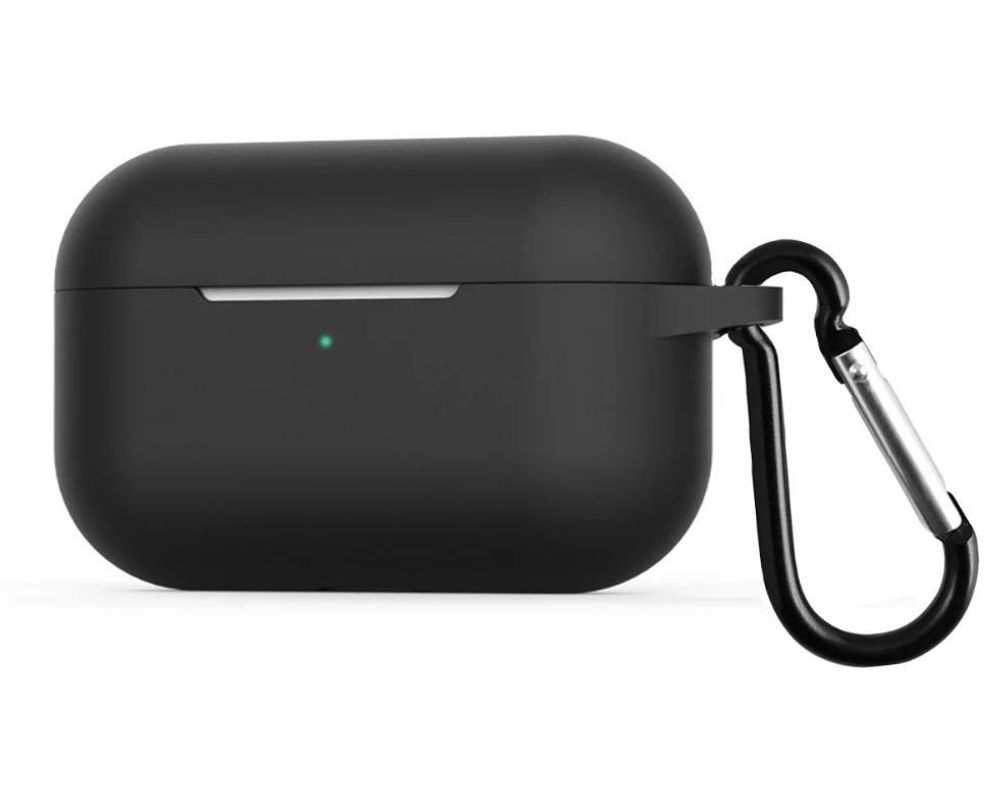 Чехол для наушников Airpods Pro Zibelino с карабином black
